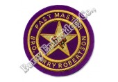 Masonic Regalia Star Hands Embroidery Blazer Badge
